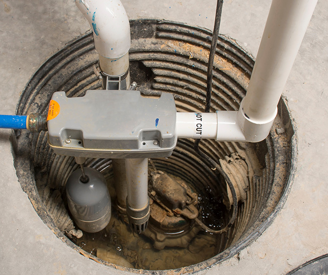 iRock Plumbing Sump Pumps img - Best Plumbing Services in Rochester, NY